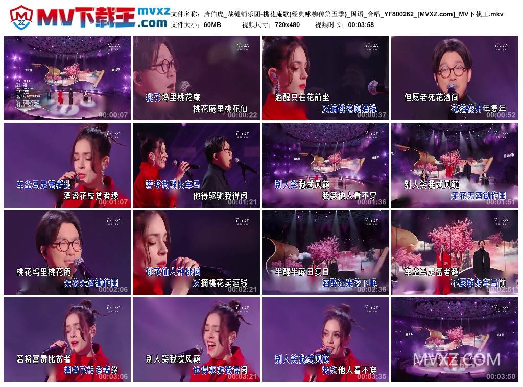 唐伯虎_裁缝铺乐团-桃花庵歌(经典咏柳传第五季)_国语_合唱_YF800262